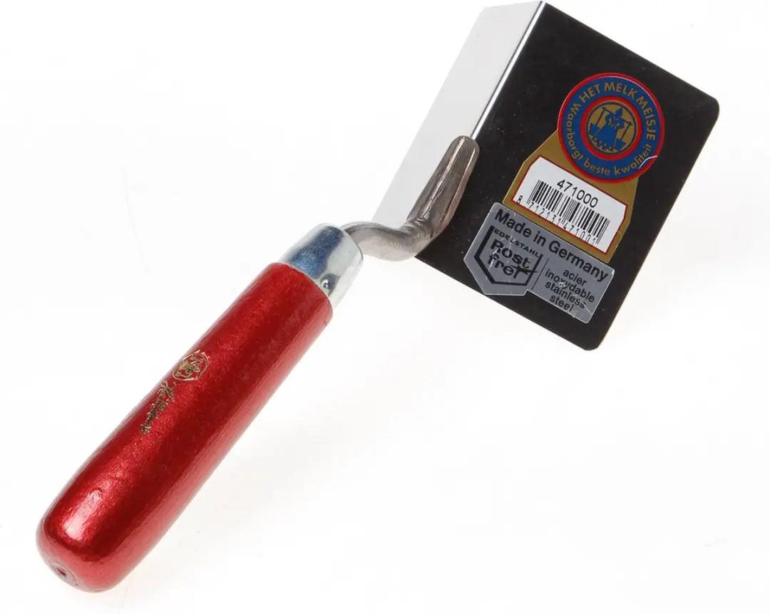 Het Melkmeisje Metselmeisje Hoektroffels 80mm RVS