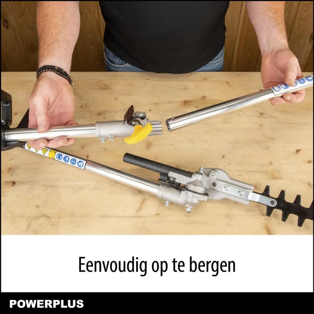 Powerplus POWEG30408 Bosmaaier 2-in-1 42,7cc - 2 Accu's - afbeelding 6 van 6