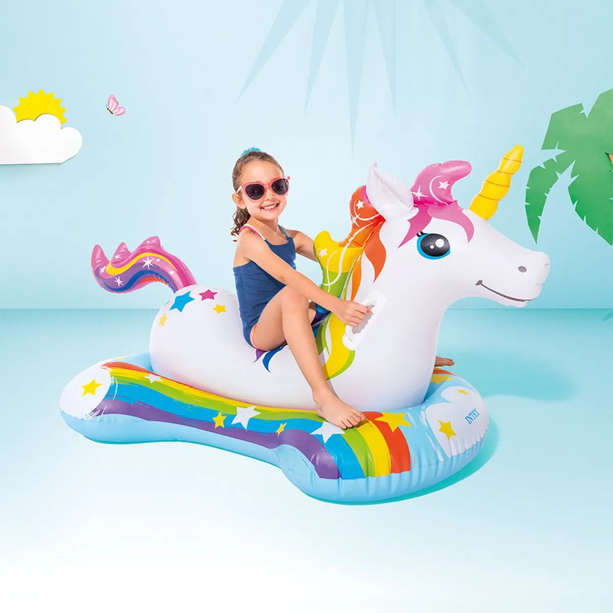 Intex Magical Unicorn Ride-On - 3+ Multicolor - afbeelding 6 van 6