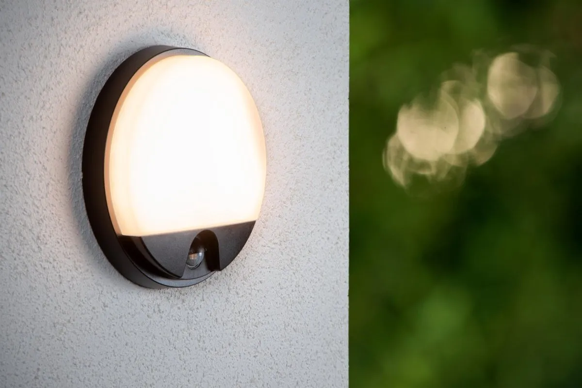 Lucide HUPS IR Wandlamp 10W 3000K - Zwart