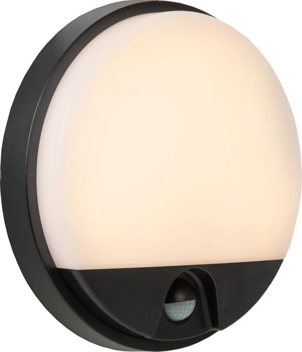 Lucide HUPS IR Wandlamp 10W 3000K - Zwart