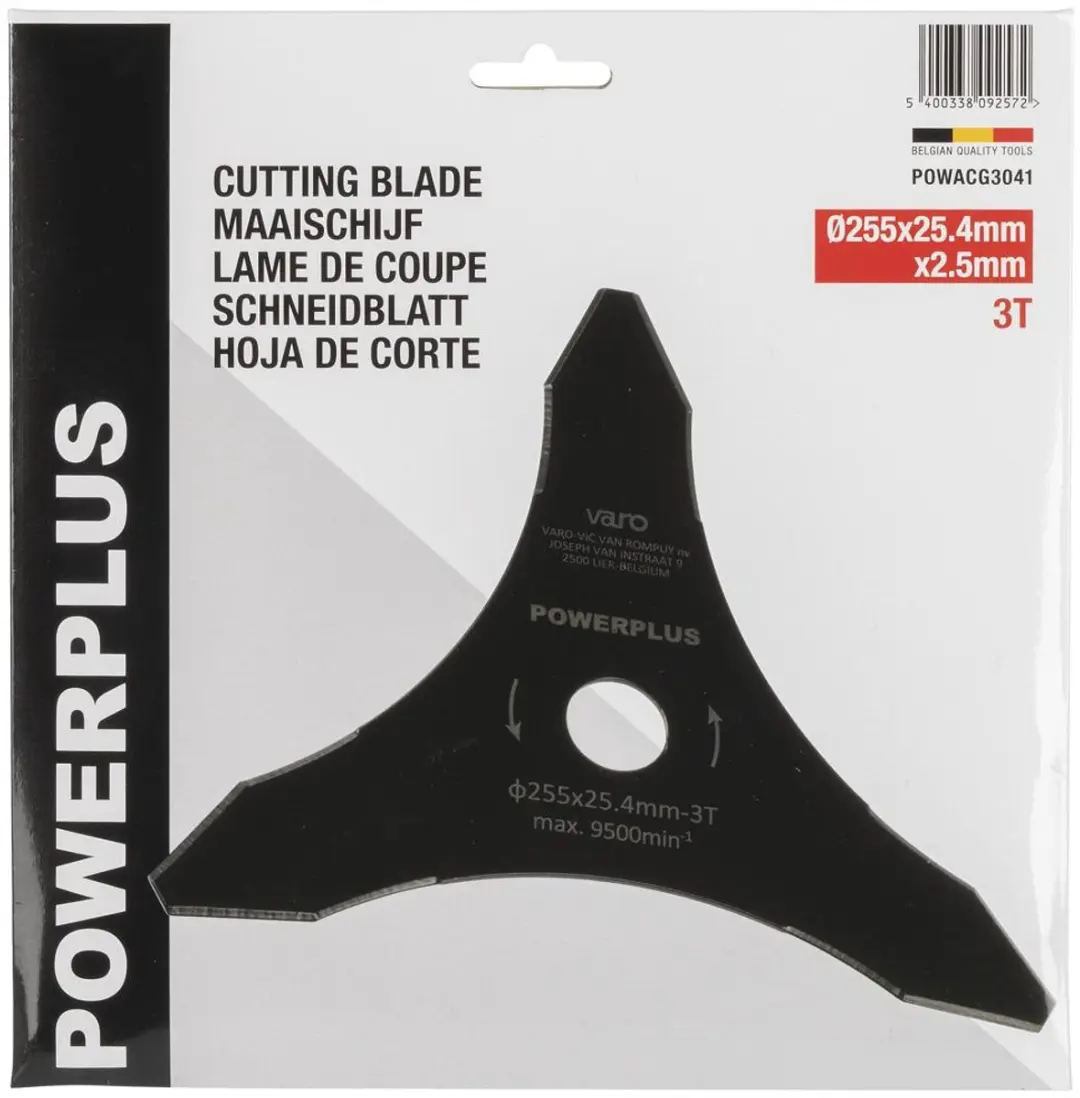 Powerplus POWACG3041 Maaischijf - 3 Messen Ø225mm - o.a. POWDPG7550