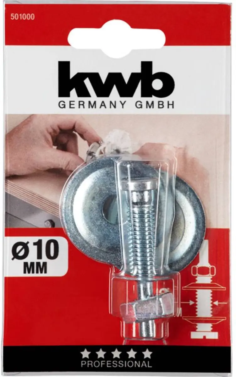 KWB Opspandoorn 501000 - Ø10mm