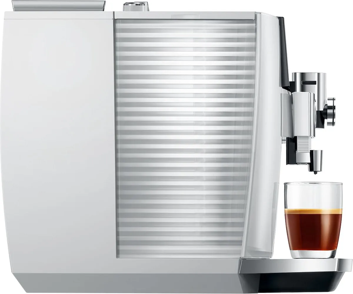 Jura J8 twin Diamond White Volautomatische Espressomachine - 2 Kopjes
