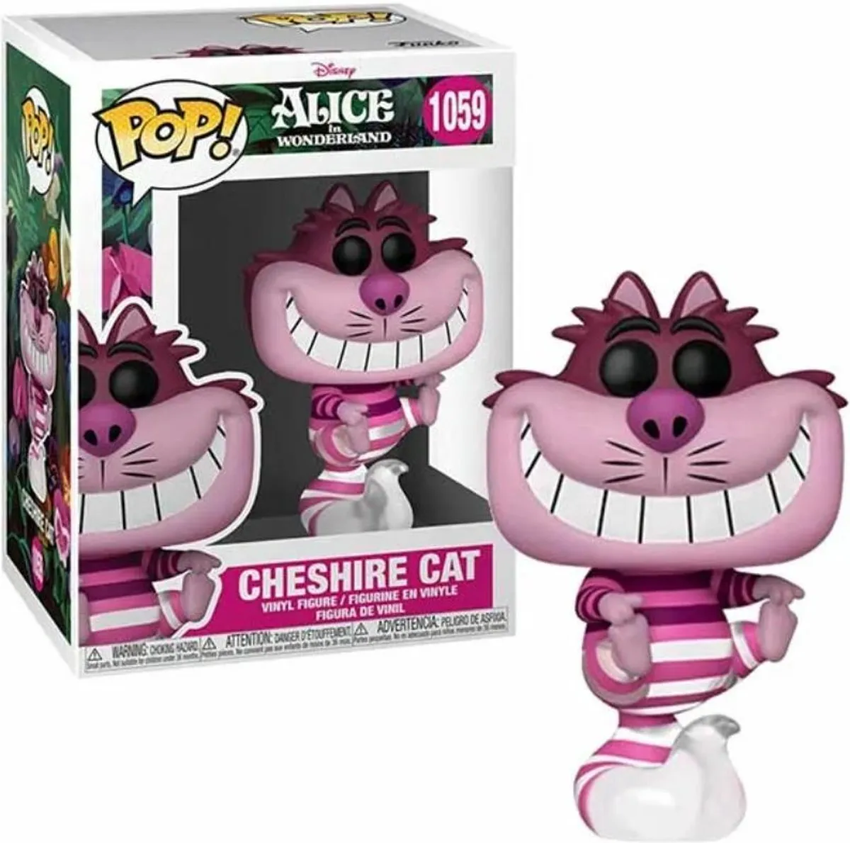 Disney POP! Cheshire Cat Verzamelfiguur - 9cm - Multicolours - afbeelding 5 van 5