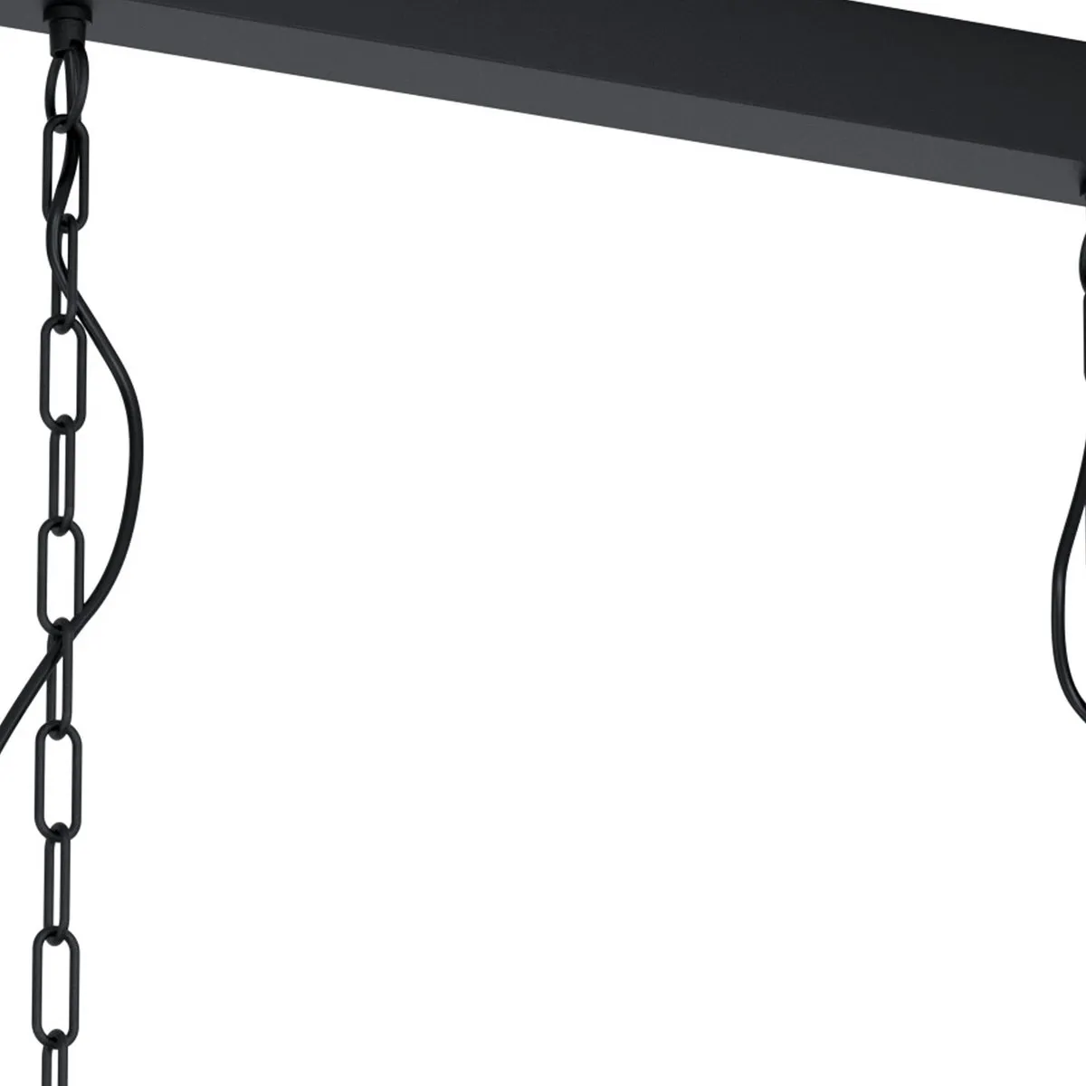 Eglo Harborough Hanglamp 4x E27 - Zwart