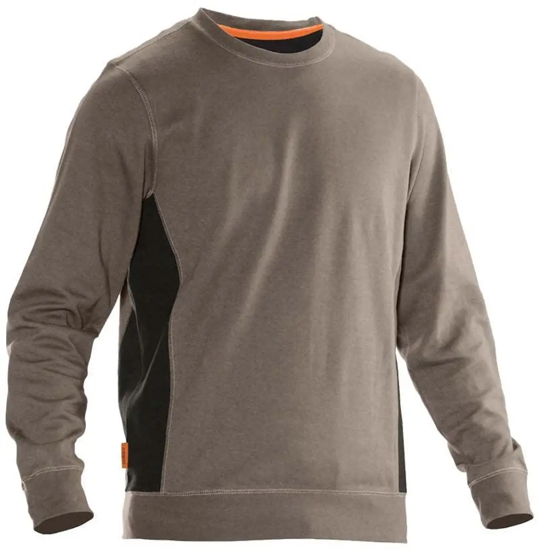 Jobman 5402 Roundneck Sweatshirt 65540220 - Rood/Zwart S