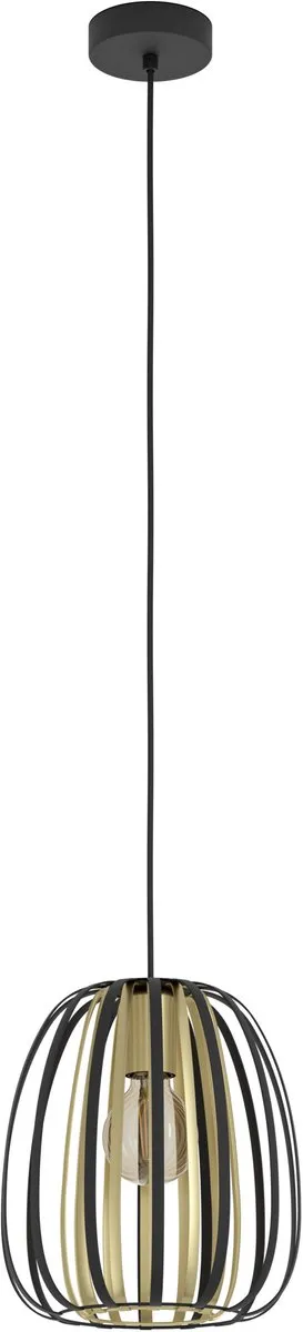 Eglo Encinitos Hanglamp E27 - Ø25,5cm - Zwart/Goud