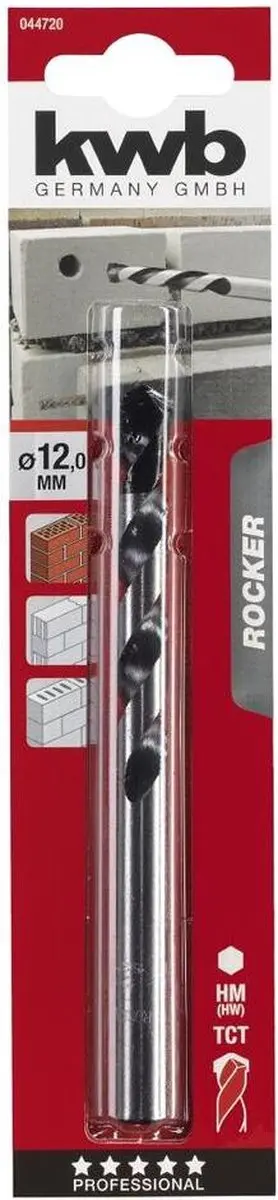 KWB Rocker Betonboor 12mm - Metaal - MPN 044720