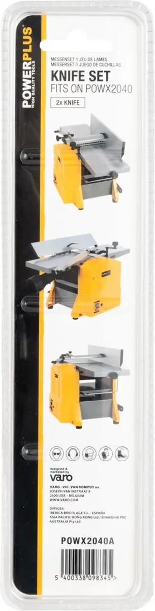 Powerplus POWX2040A Schaafmessen - 2 Stuks