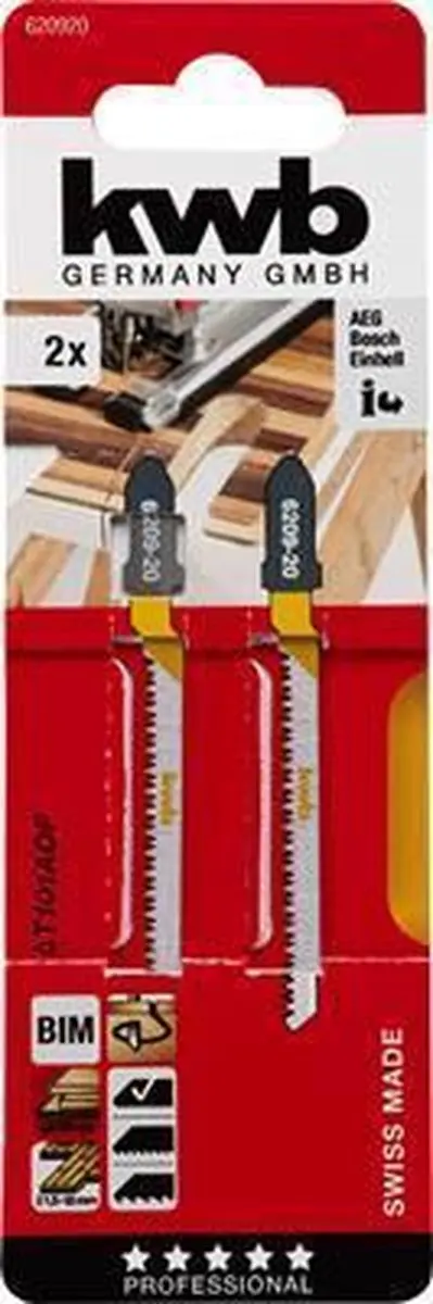 KWB Decoupeerzaagblad Star Bocht Laminaat - 2 Stuks