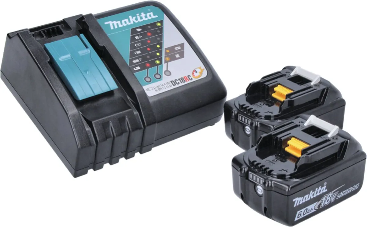 Makita DHR241RGJ Accuboormachine 18V - 2x 6.0Ah + Lader + Makpac - afbeelding 2 van 5