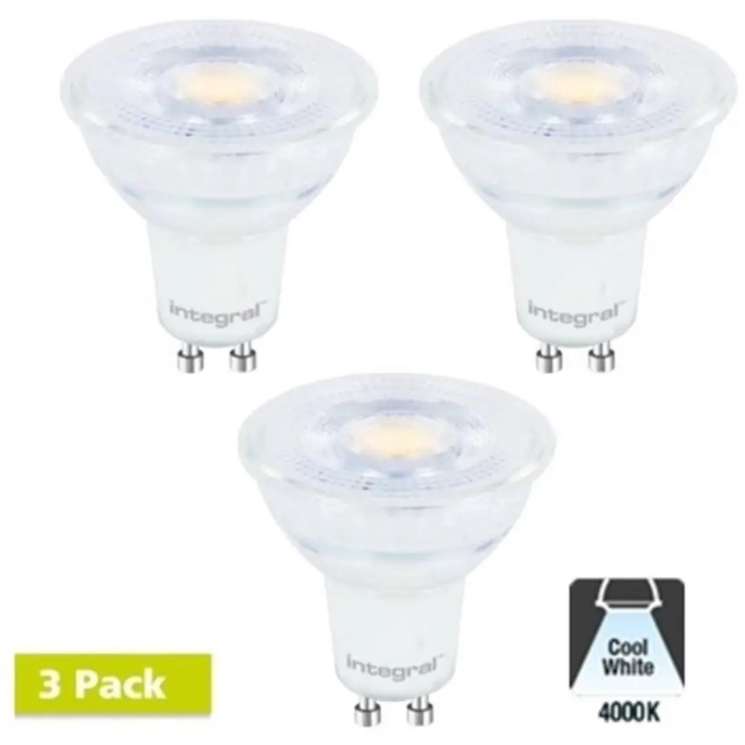 Integral GU10 LED Spot 4.7W 4000K - 3 Stuks - afbeelding 6 van 6