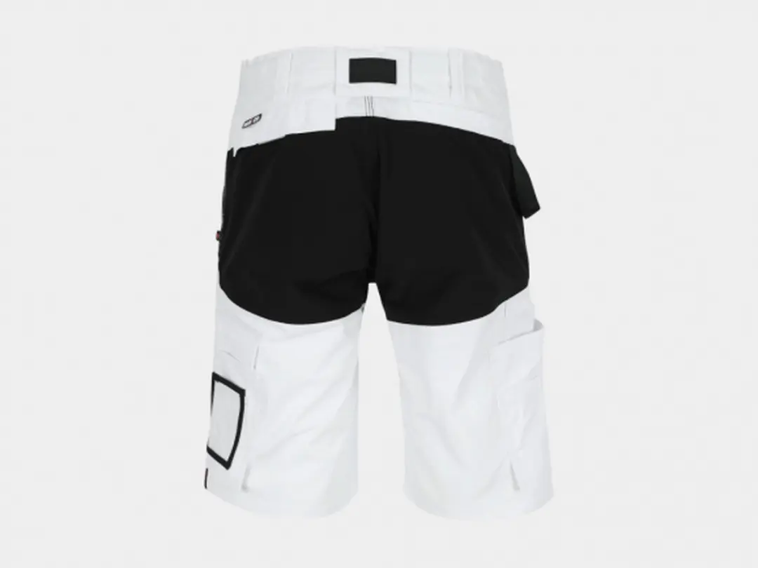 Herock Hespar Korte Werkbroek Experts 42 - Wit/Zwart