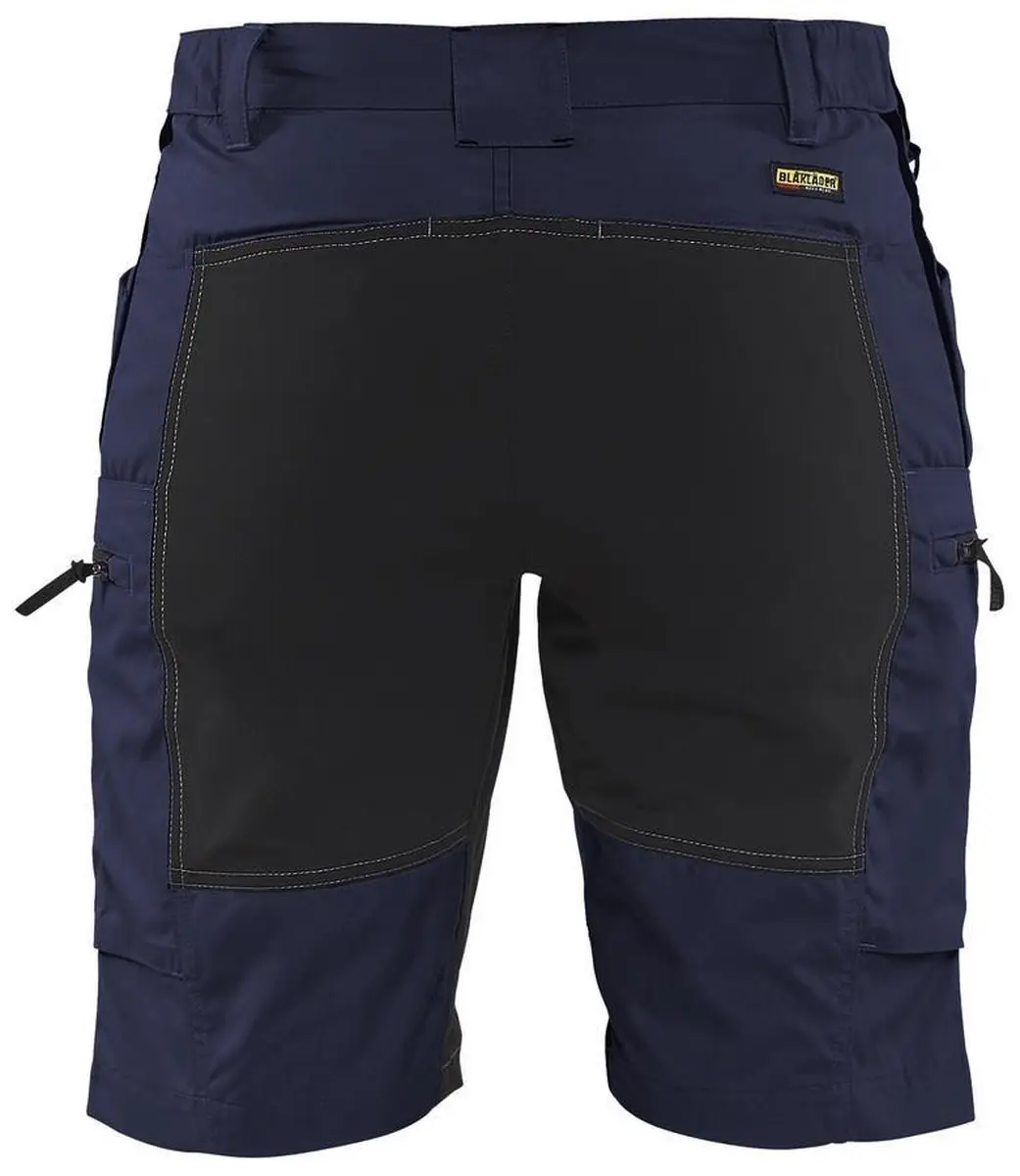 Blåkläder Dames Service Short 7149-1845 - Marineblauw/Zwart - Maat 30