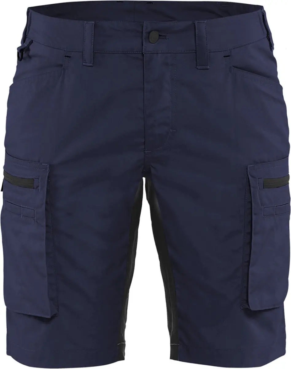 Blåkläder Dames Service Short 7149-1845 - Marineblauw/Zwart - Maat 30