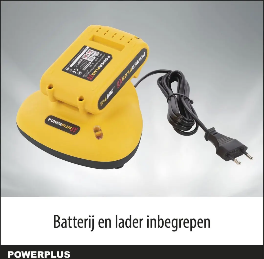 Powerplus POWXB30020 Accu Slagschroevendraaier 20V - 2.0Ah - 13-delig