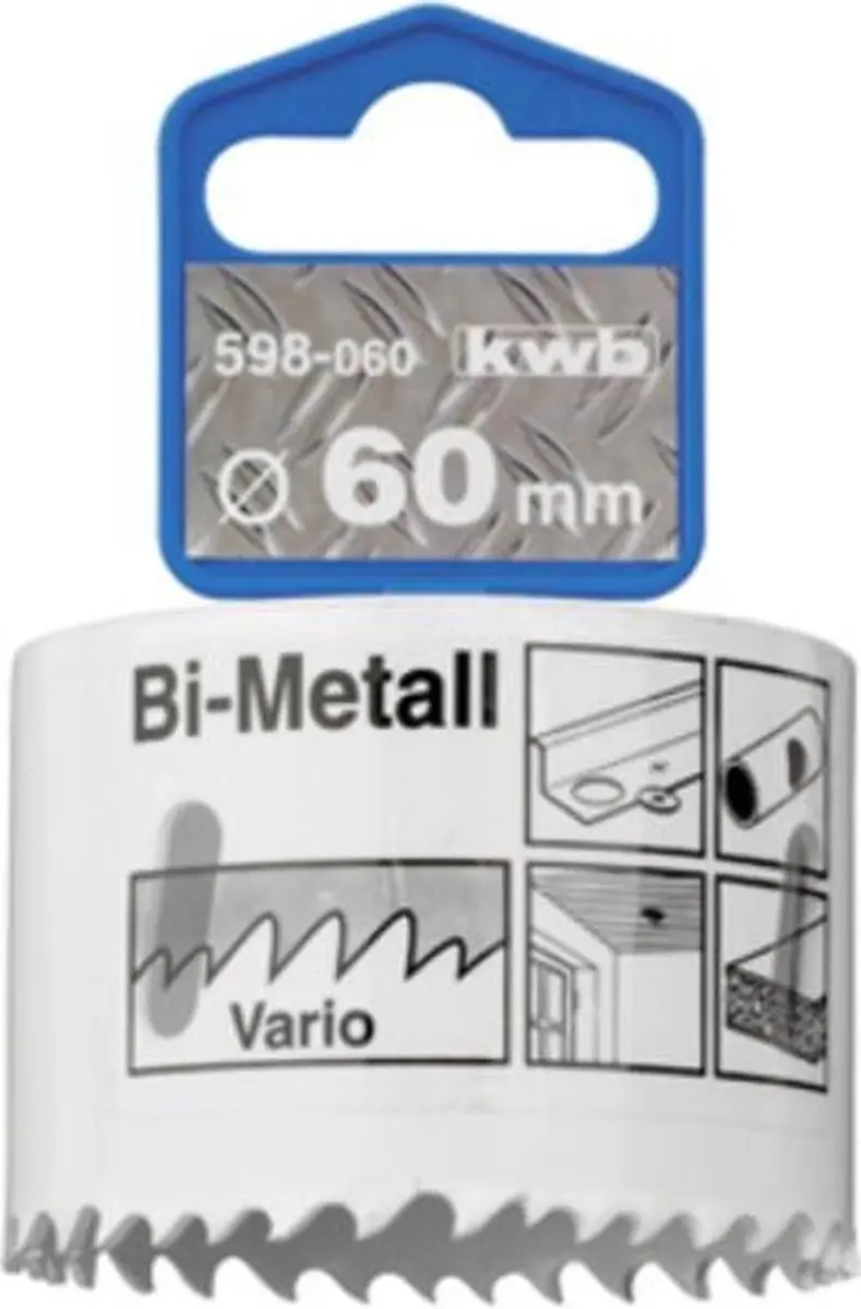 KWB Gatenzaag HSS Bi-metaal Ø67mm - 2 Stuks
