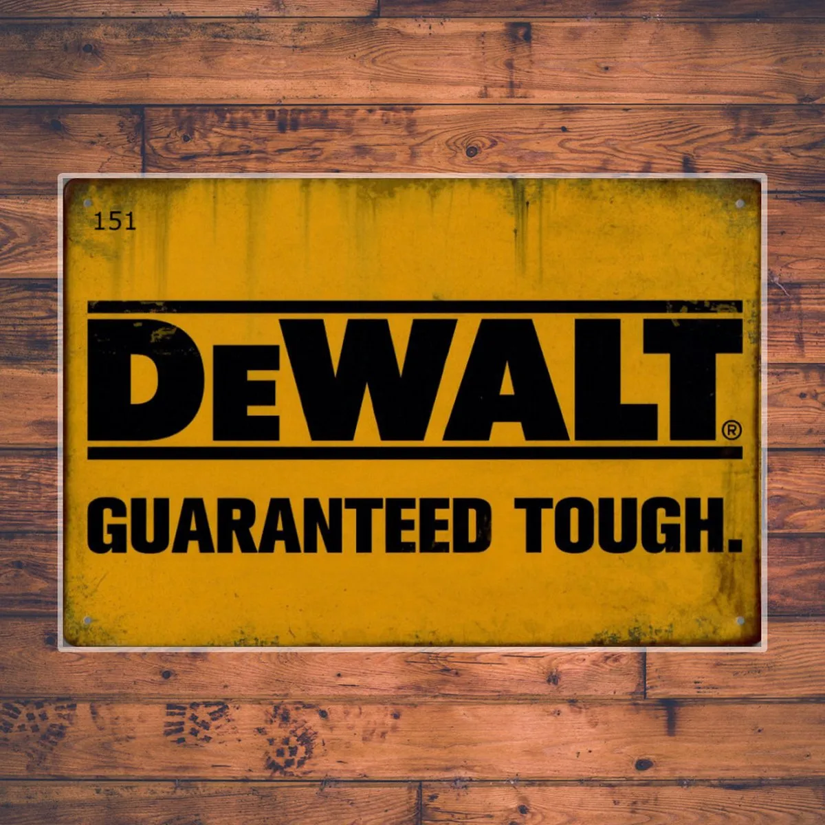 DeWalt Wandbordje Gereedschap Logo