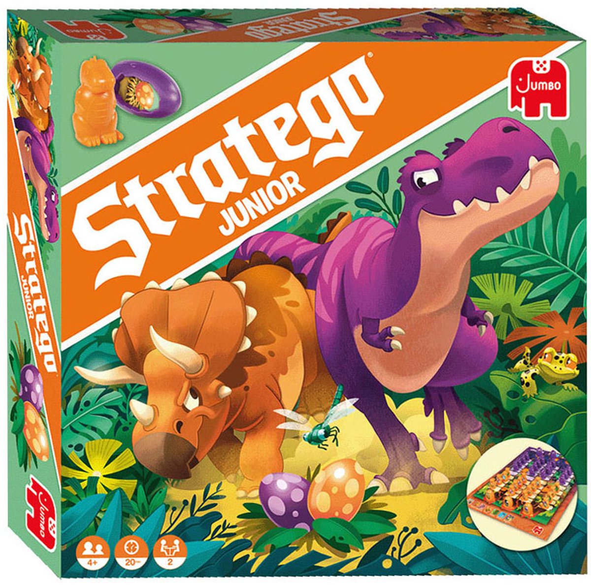 Jumbo - Stratego Junior - Dinos - Bordspel vanaf 4 jaar