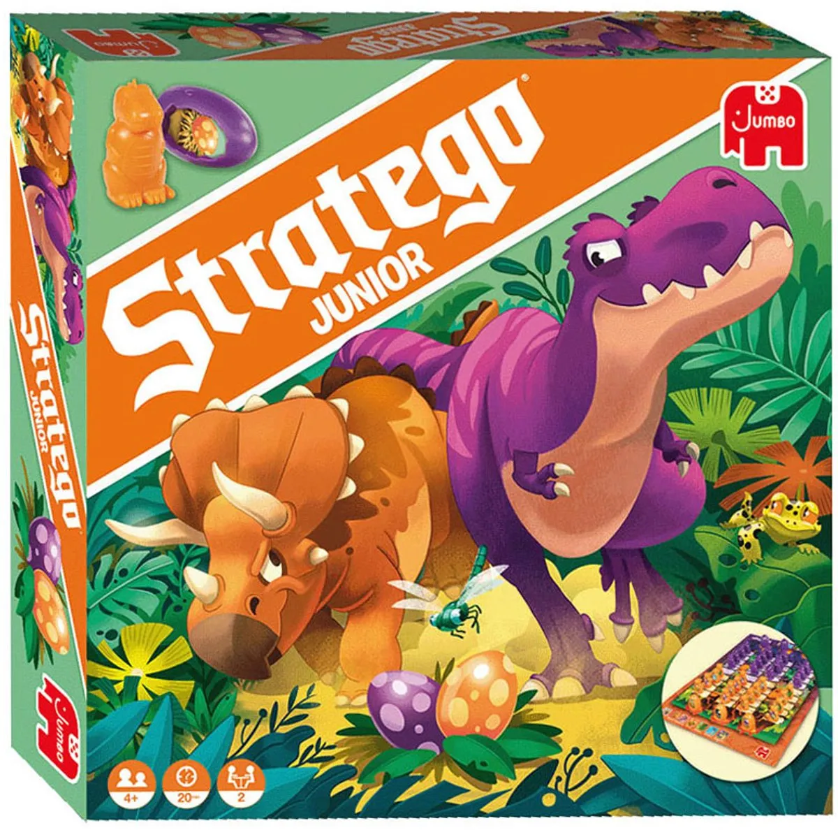 Jumbo Stratego Junior Dinos Bordspel - 2 Spelers