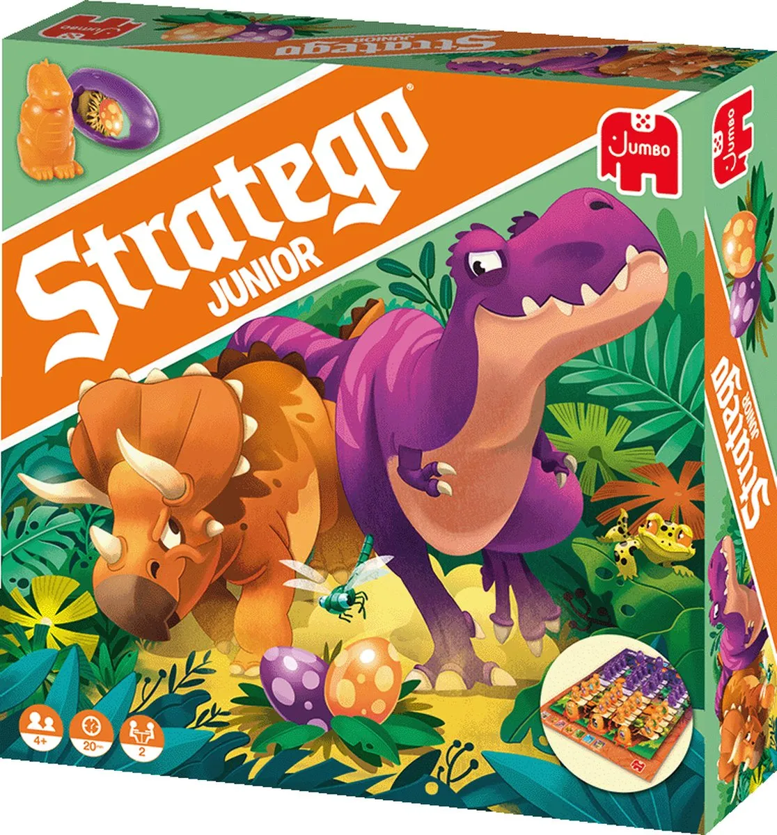 Jumbo Stratego Junior Dinos Bordspel - 2 Spelers