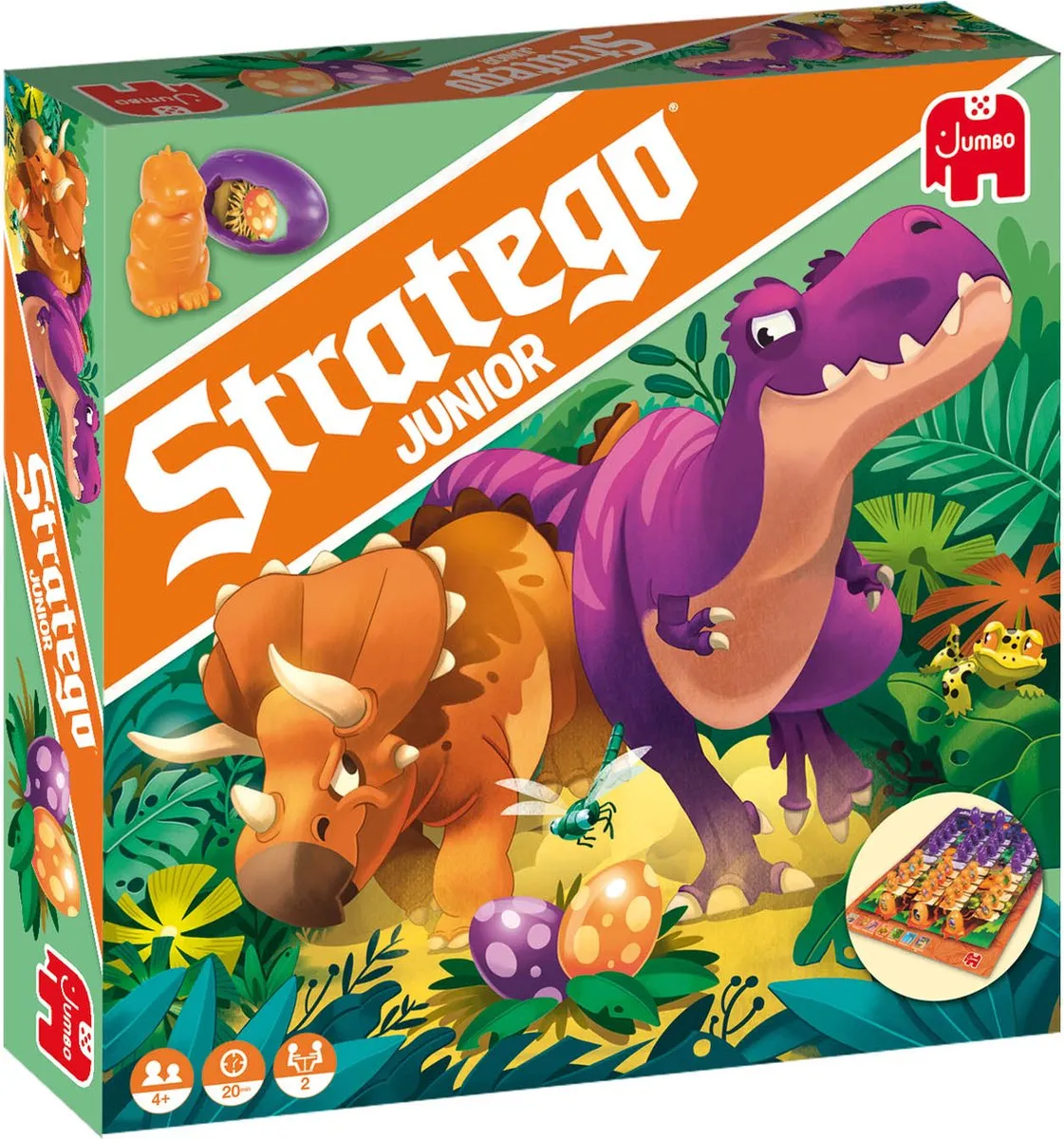 Jumbo Stratego Junior Dinos Bordspel - 2 Spelers