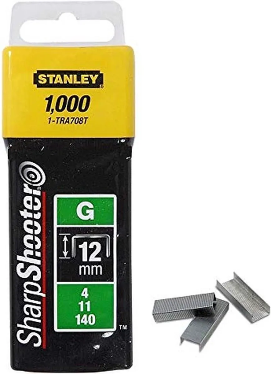 Stanley Nieten 12mm Type G 1-TRA708T - 1000 Stuks
