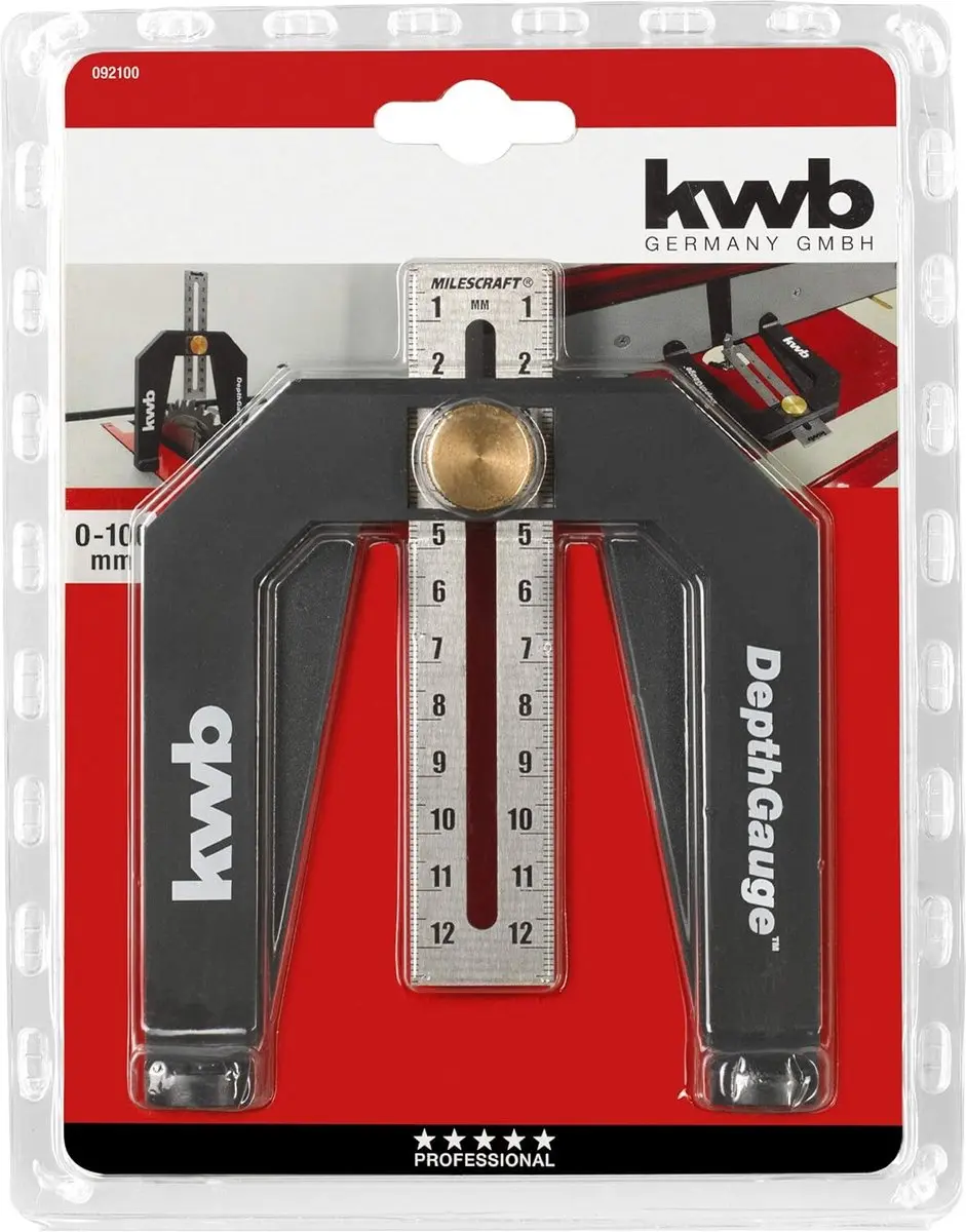 KWB Dieptemeter 092100 - 2 Meetschalen cm/inch