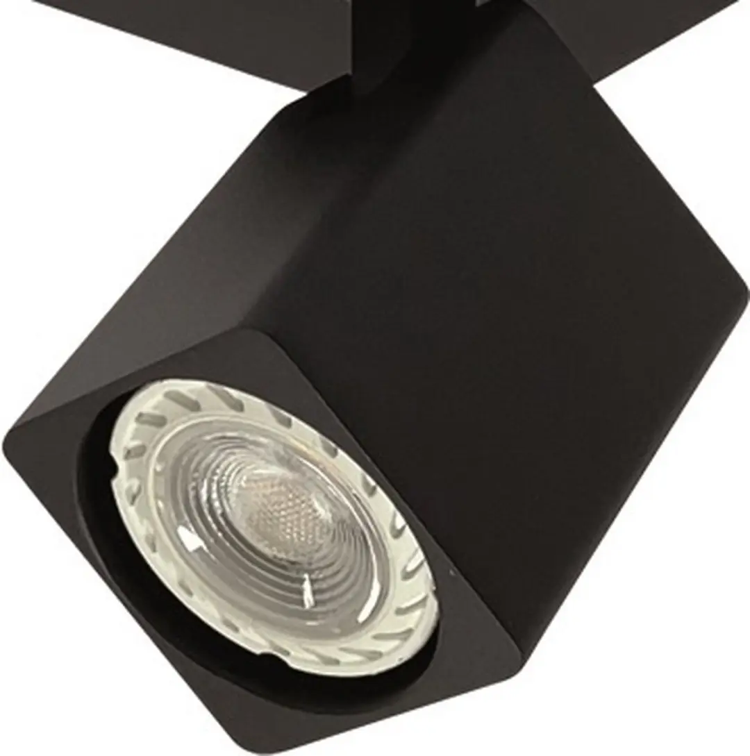 Freelight Spot Quadro Zwart GU10 - 3 Lichtpunten