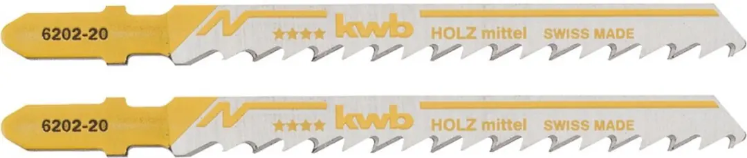 KWB Decoupeerzaagblad Hout Star Middel 6202-20 - 2 Stuks