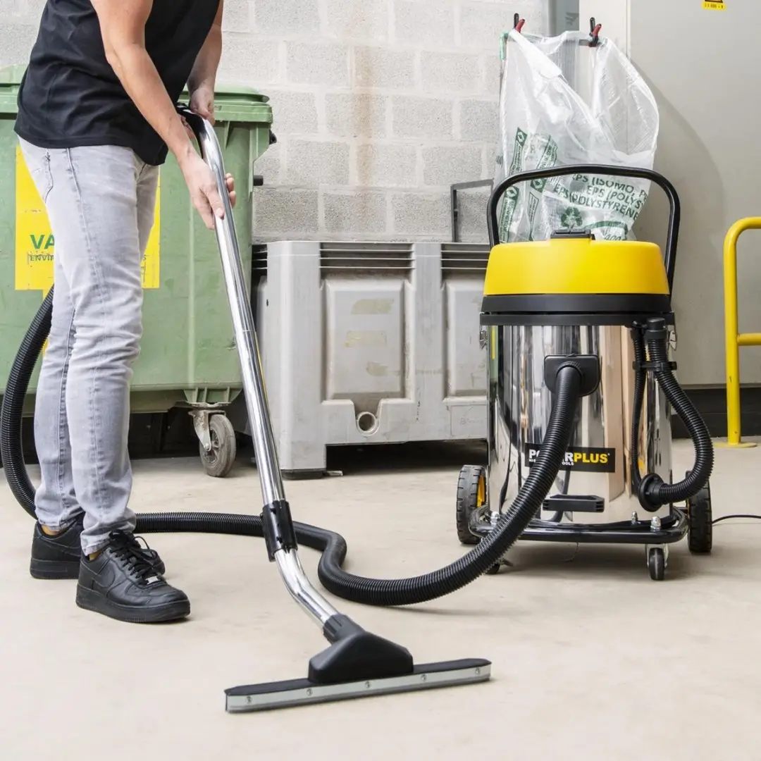 Powerplus POWX325 Nat-Droog Stofzuiger 2x1200W - 60L Tank