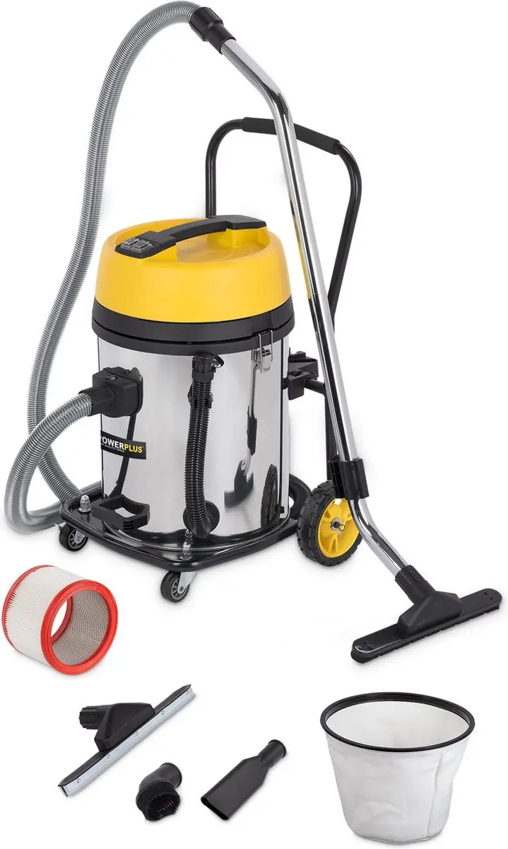 Powerplus POWX325 Nat-Droog Stofzuiger 2x1200W