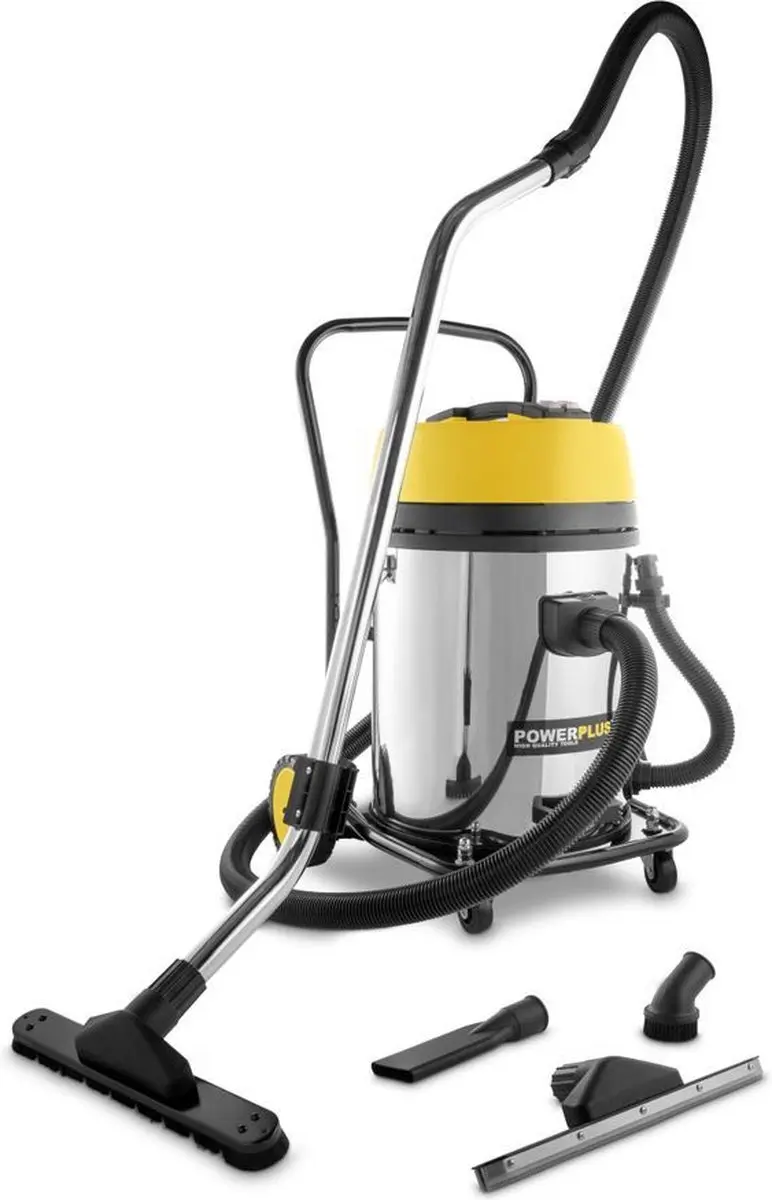Powerplus POWX325 Nat-Droog Stofzuiger 2x1200W - 60L Tank