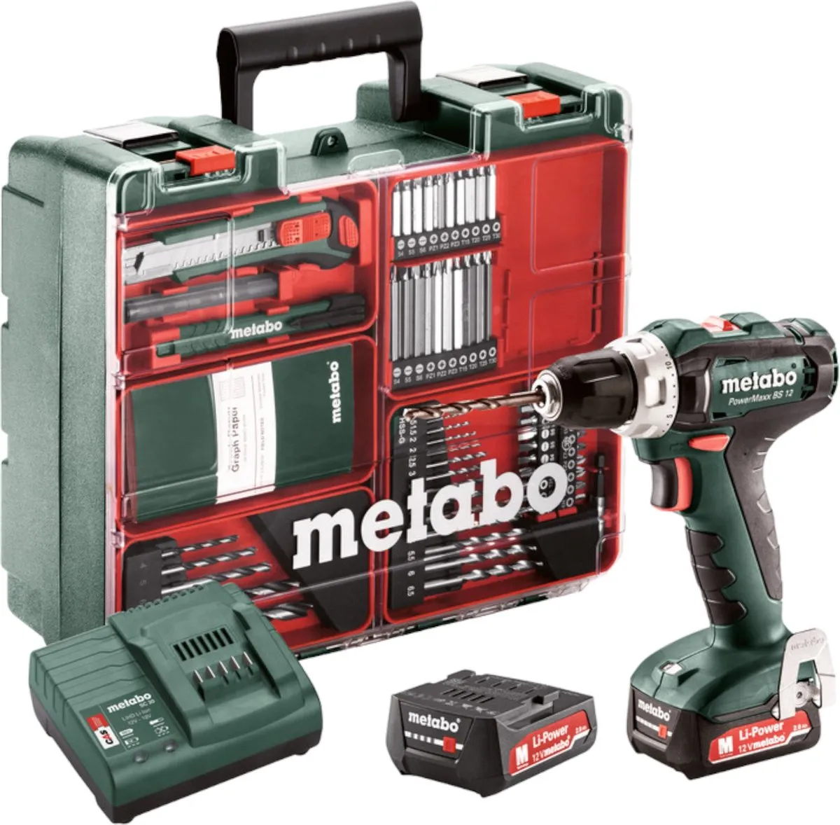 Metabo PowerMaxx BS12 601036870 Accuschroefboormachine