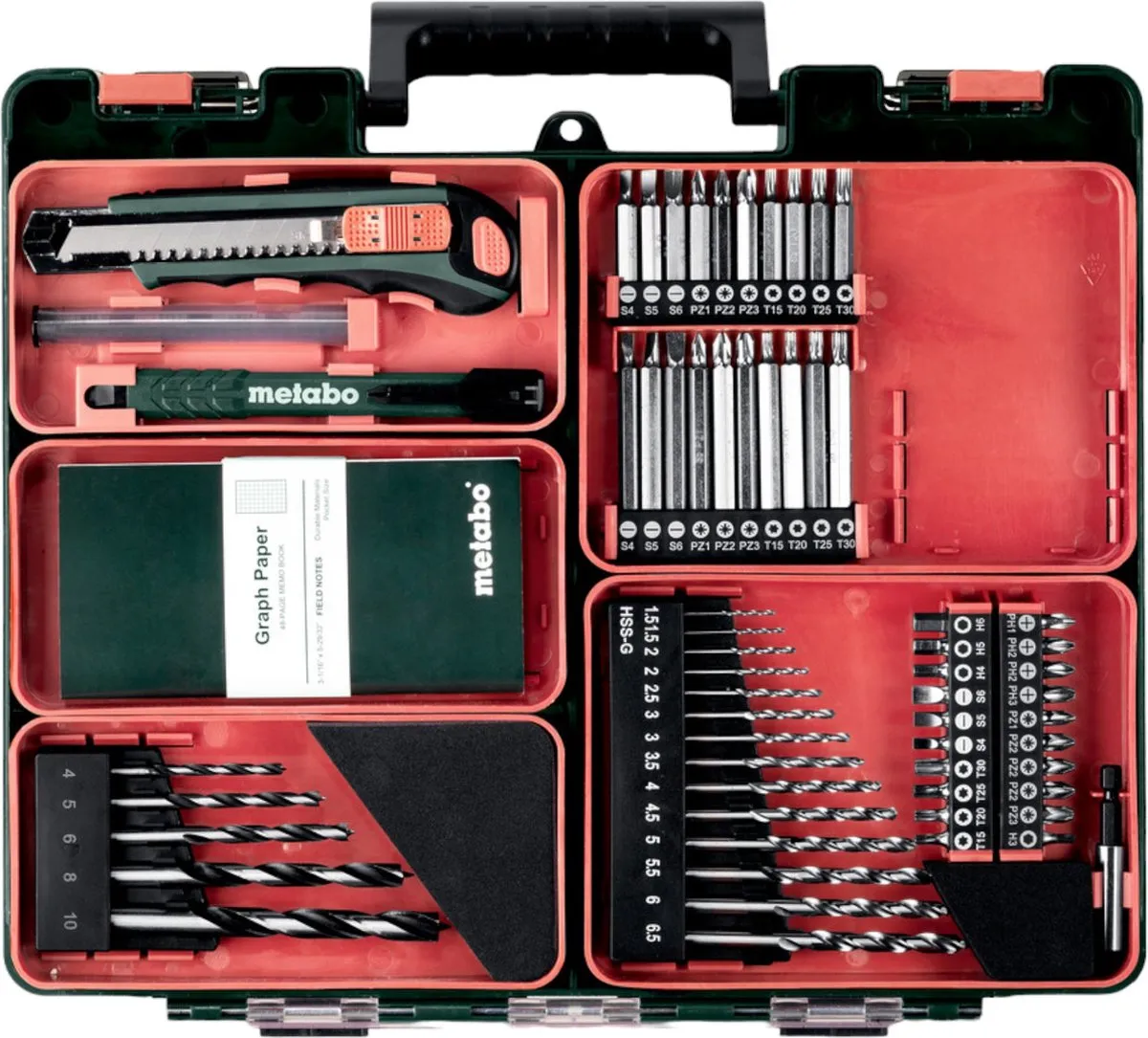 Metabo PowerMaxx BS12 601036870 Accuschroefboormachine - 2x 2000mAh - afbeelding 6 van 6