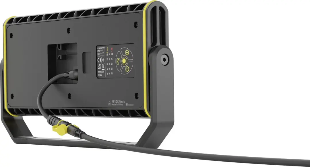 Ledlenser AF12C WORK Bouwlamp 8000 Lumen - Zwart