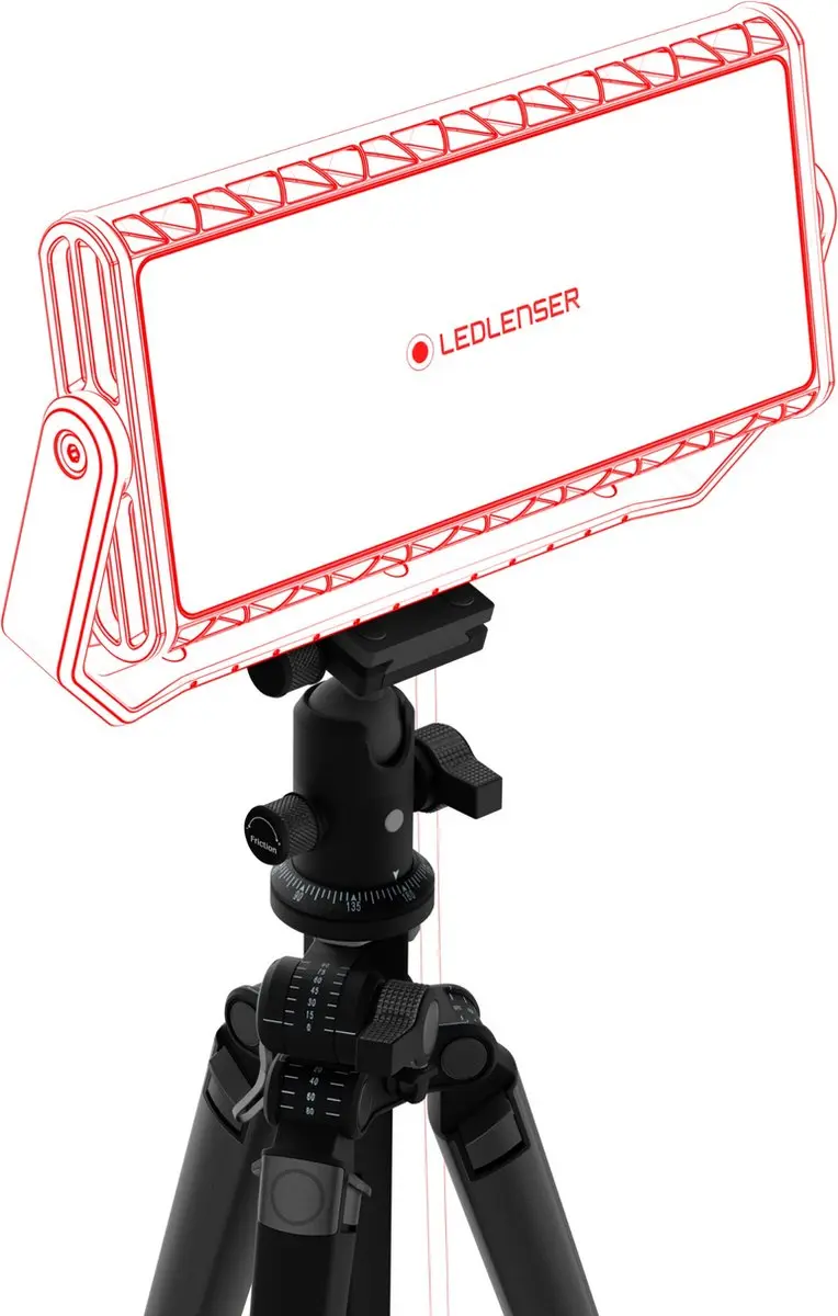 Ledlenser AF12C WORK Bouwlamp 8000 Lumen - Zwart