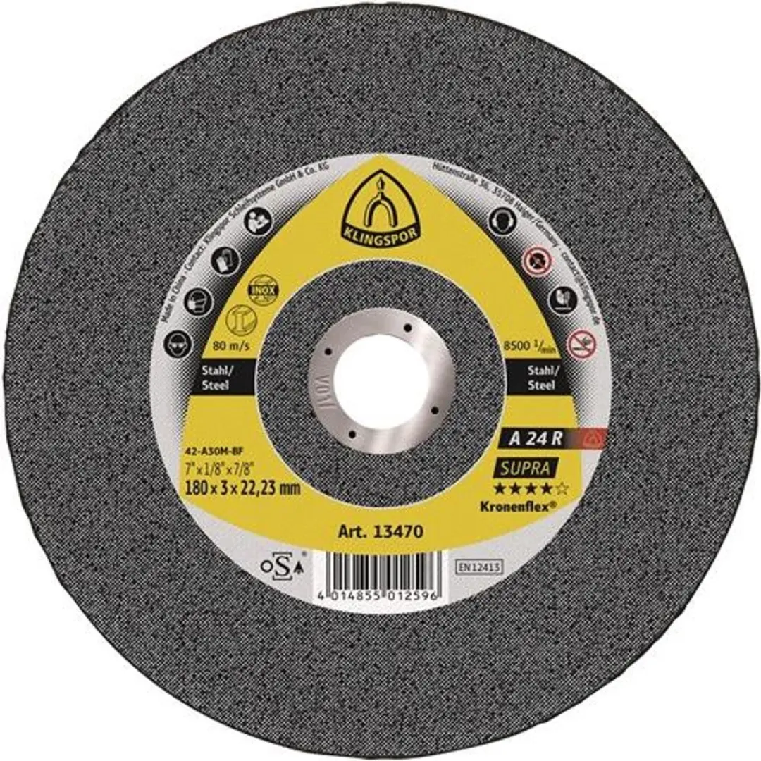 Klingspor A 24 R Supra Snijschijf Ø125x2,5mm - Metaal