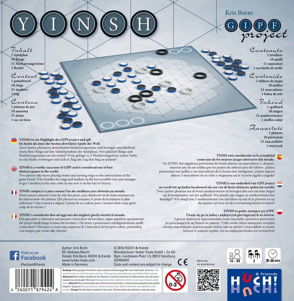 Asmodee YINSH GIPF Serie Bordspel - 2 Spelers