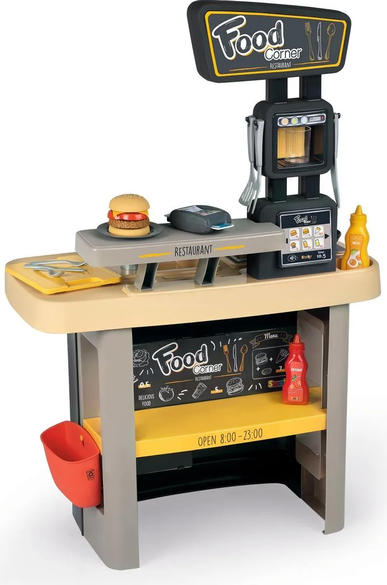 Smoby Food Corner Speelkeuken Grijs
