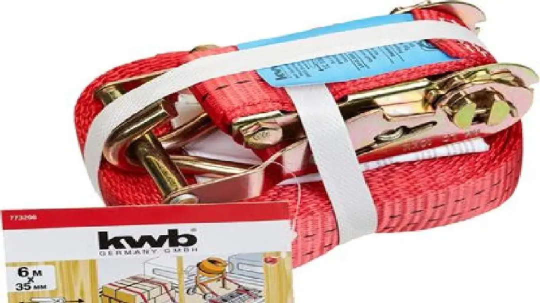 KWB spanband met ratel en 2 haken 6,0 x 35 mm