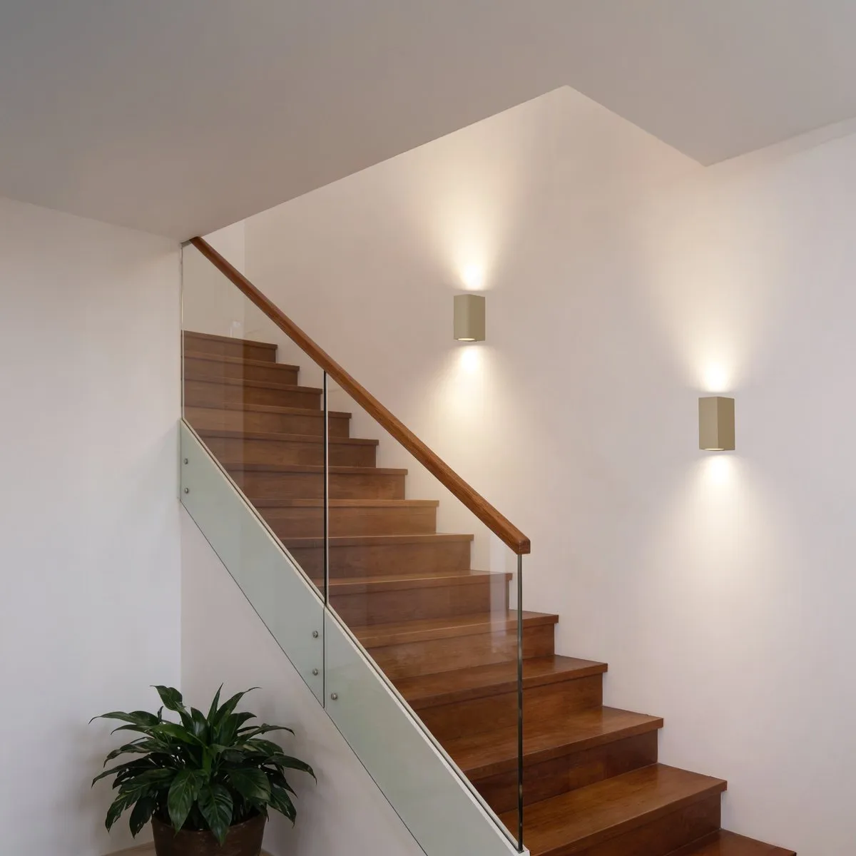 Calex Wandlamp Bergamo 2x GU10 IP54 - Zwart