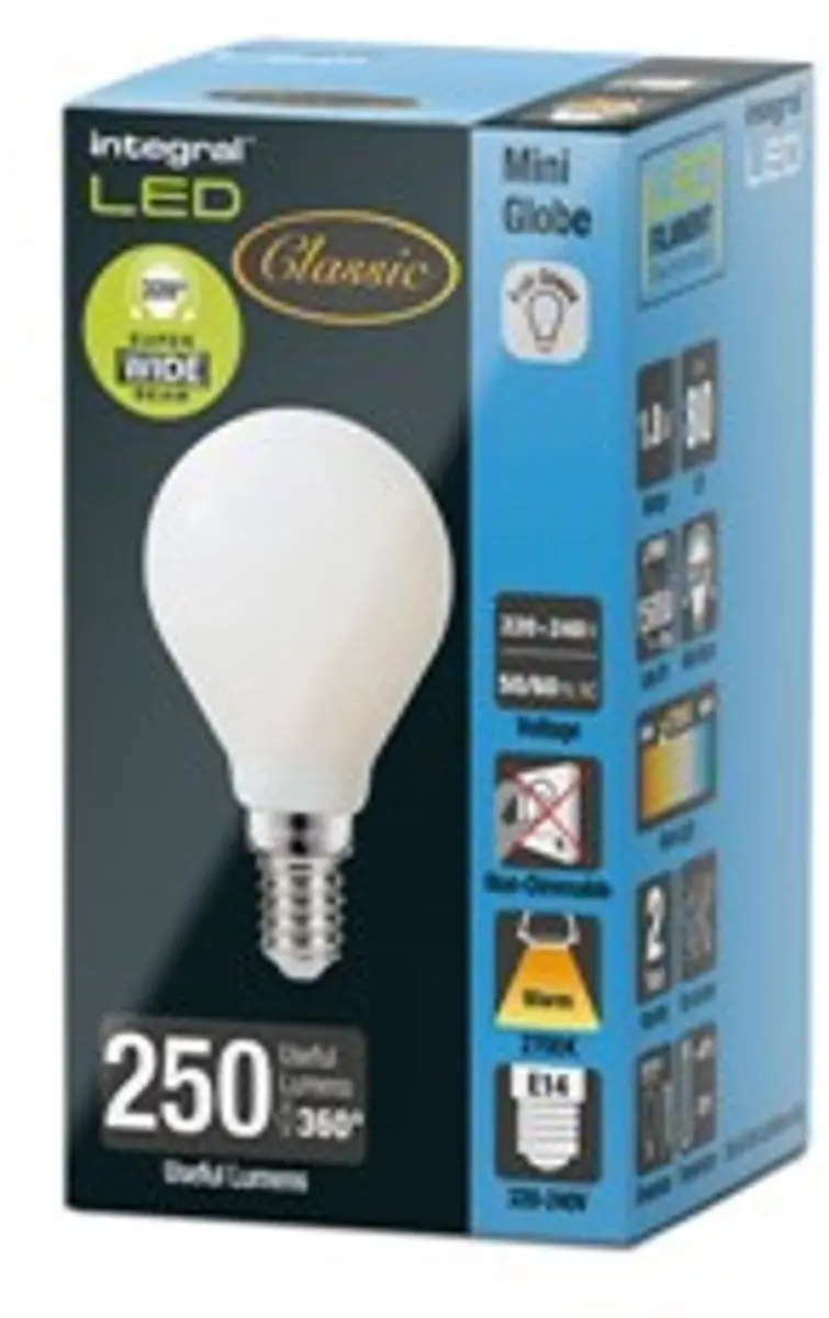 Integral Kogellamp E14 1.8W - Mat Opaal