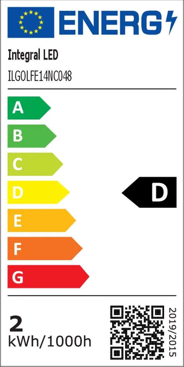 Integral Kogellamp E14 1.8W - Mat Opaal