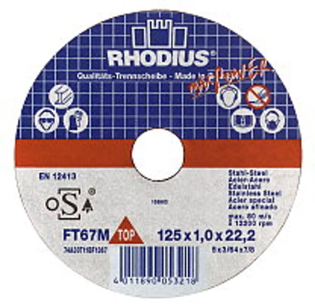 RODAC Inox Doorslijpschijven 75x1,00mm - 10 Stuks