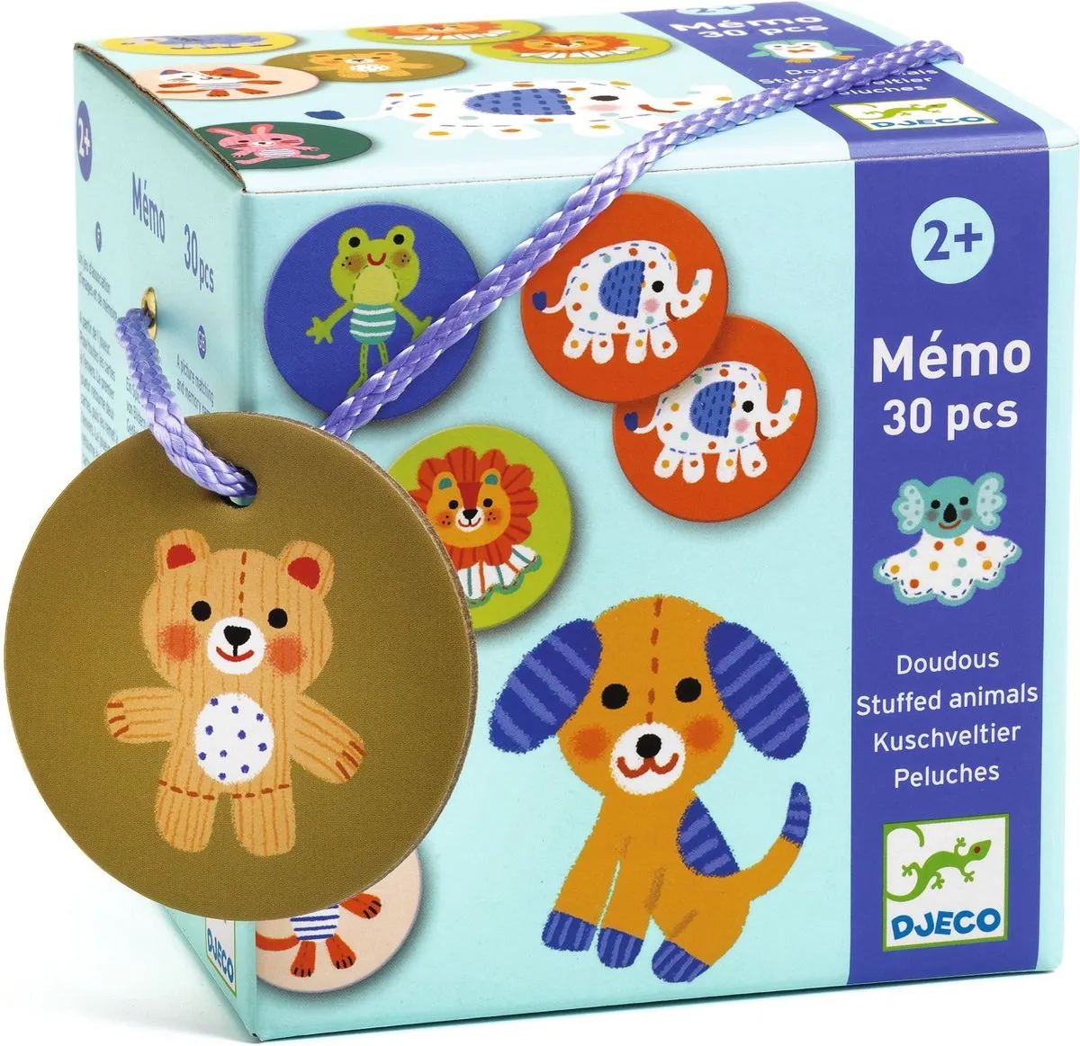 Djeco Memo Stuffed Animals DJ08264