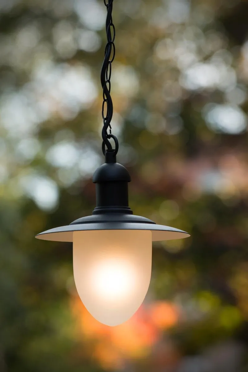 Lucide Aruba Hanglamp Ø25cm - 1xE27 - Zwart