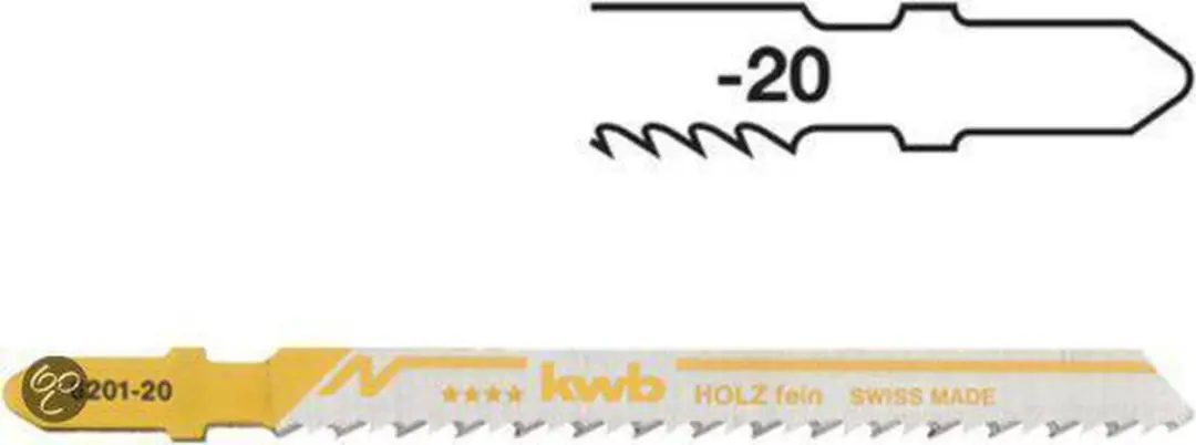 KWB Decoupeerzaagblad Hout Star Fijn 620130 - 2 Stuks