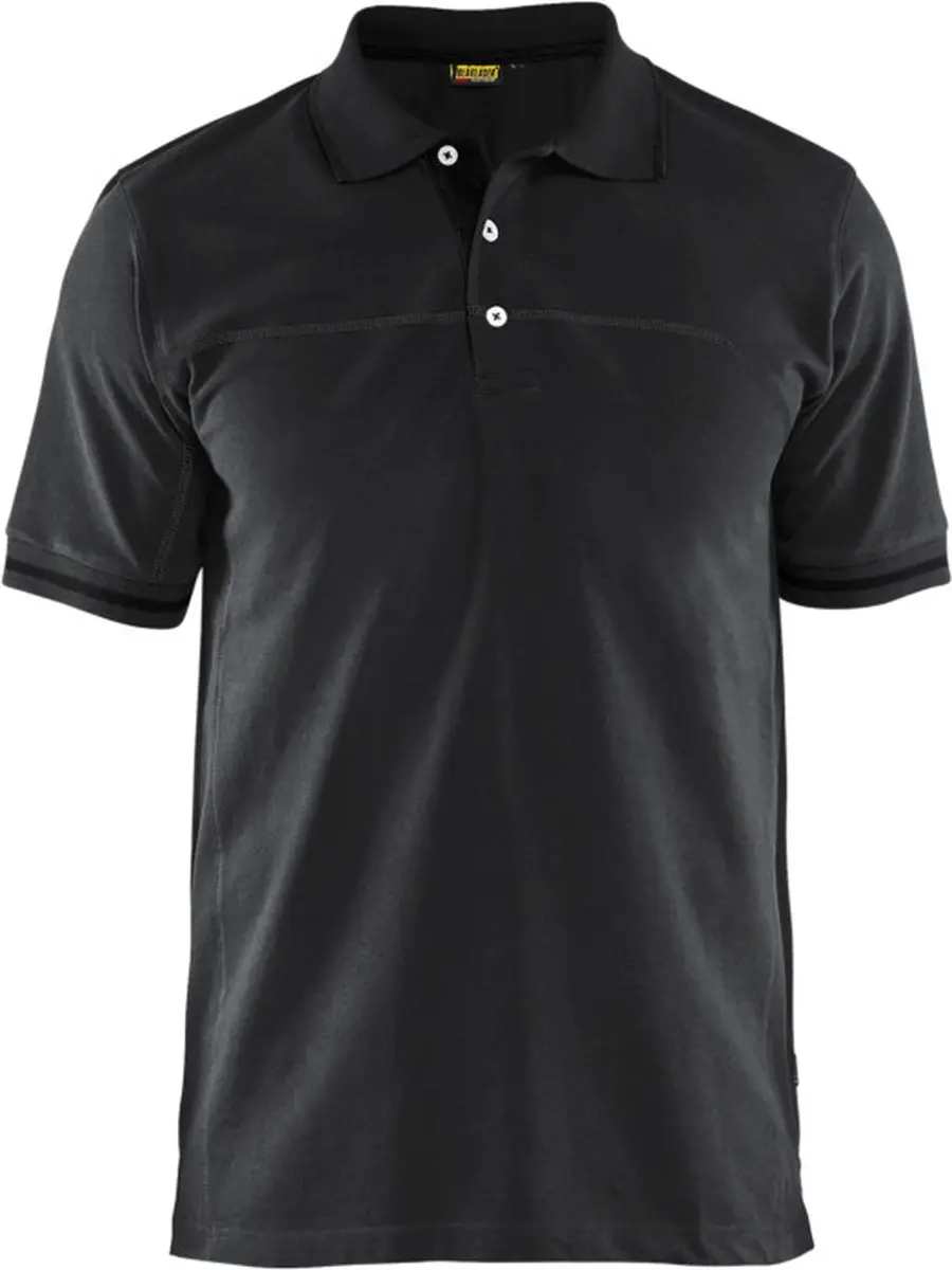 Blåkläder Poloshirt 3389-1050 - XXL - Zwart/Donkergrijs